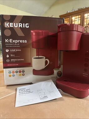 Keurig K-Express Essentials Single Serve Coffee Maker - Red